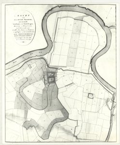 Allersma - térkép Apken 1822 alkotó: Andries van Apken